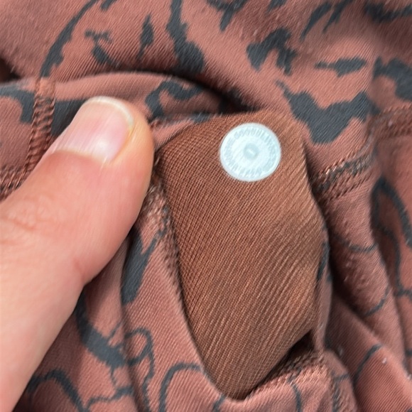 Lululemon Align High-Rise Pant 25" Camo Contour Jacquard Ancient Copper Graphite - Picture 4 of 5